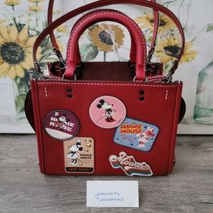 Coach Mickey Mouse Rouge